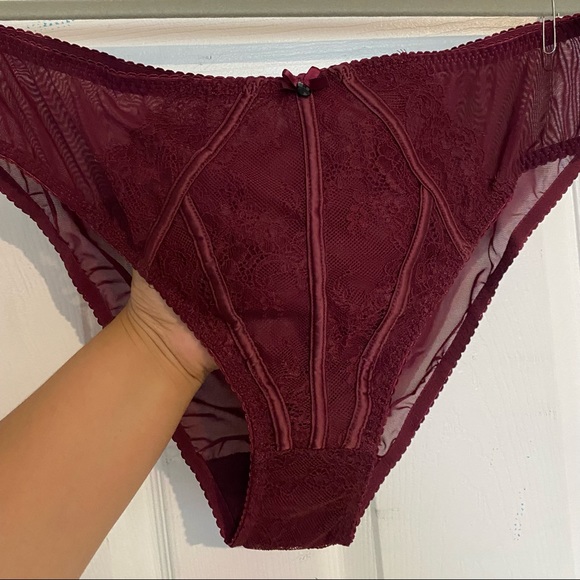 2 Piece Merlot Bra and Panty Set - Picture 10 of 16